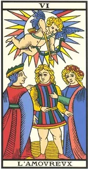 L'Amoureux — tarot de Marseille