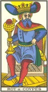 Roi de Coupes — tarot de Marseille